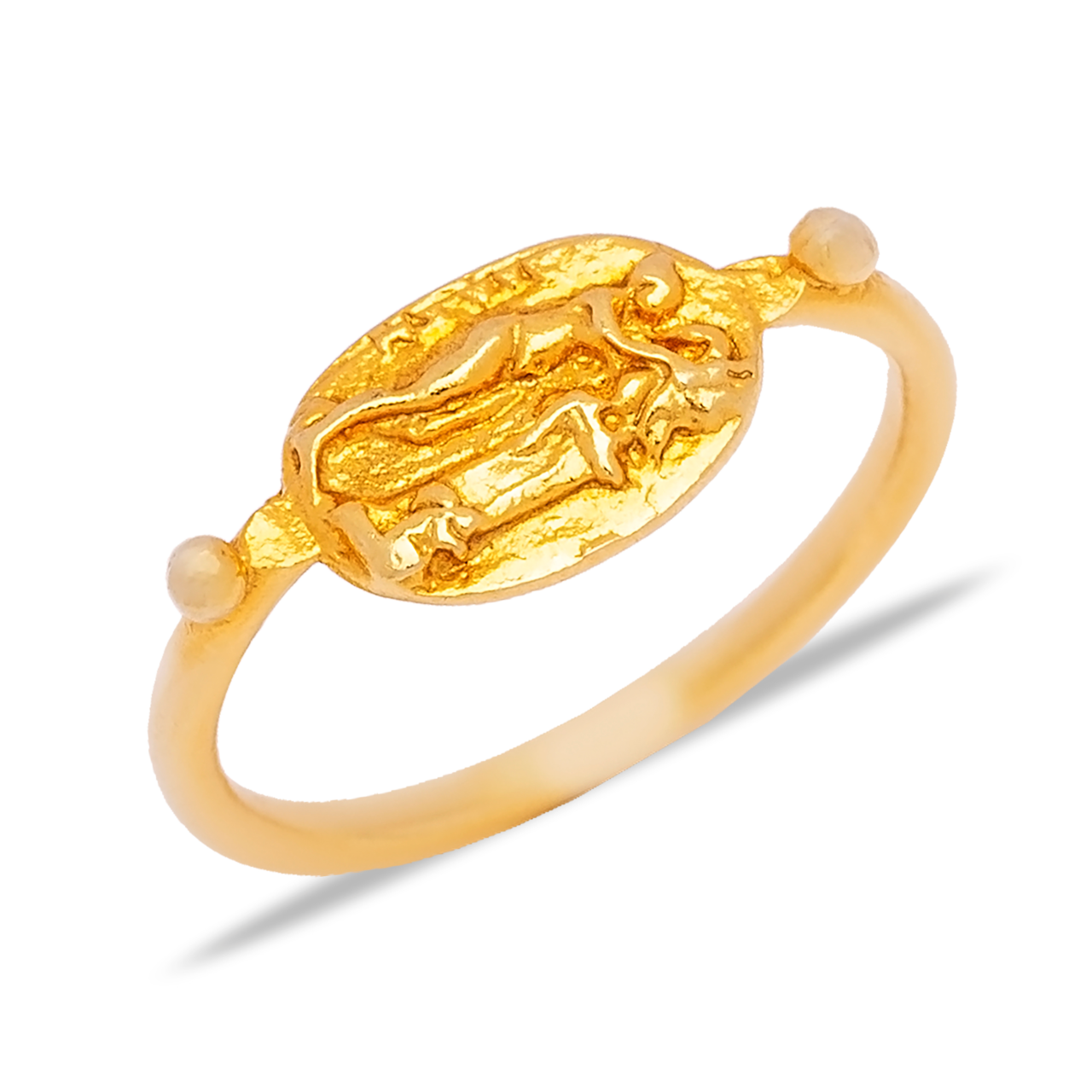Golden Guardian Aranyozott Ezüst Gyűrű